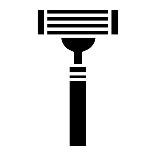 Razor Glyph Icon | Fathers Day