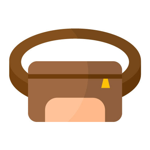 Waist Bag Flat Icon