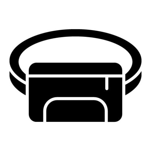 Waist Bag Glyph Icon