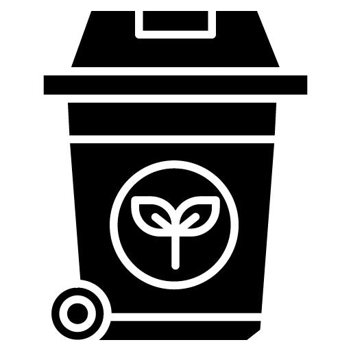 Compost Bin Glyph Icon