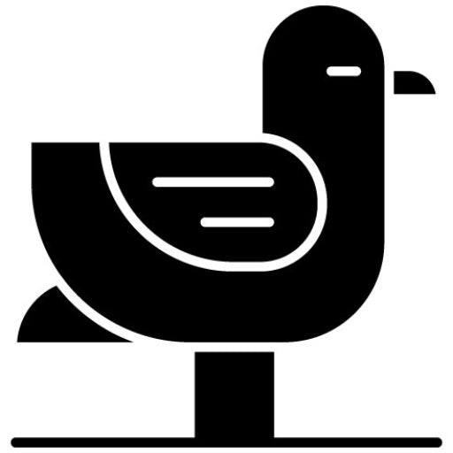 Seagull Glyph Icon