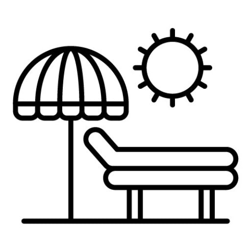 Sun Lounger Icon