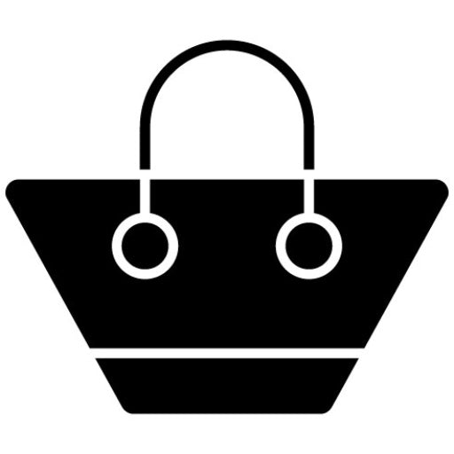 Beach Bag Glyph Icon