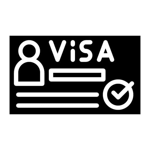 Visa Glyph Icon | Hajj Pilgrimage