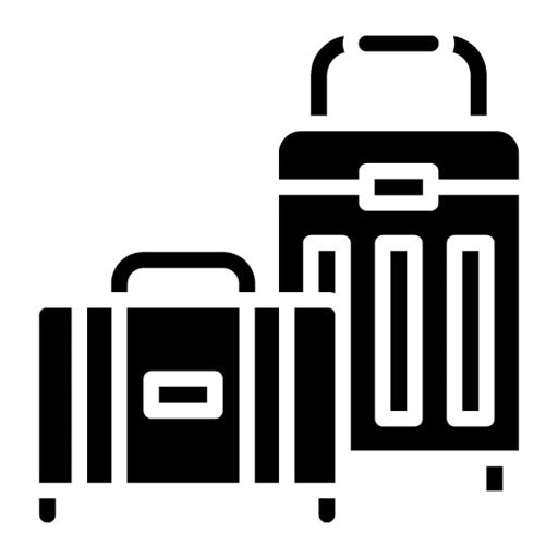 Luggage Glyph Icon | Hajj Pilgrimage