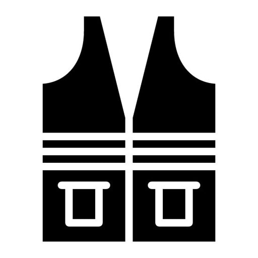 Safety Vest Glyph Icon
