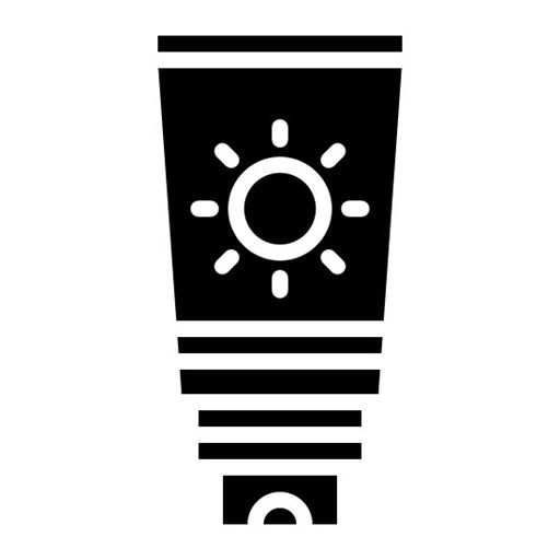 Sunscreen Glyph Icon | Hajj Pilgrimage
