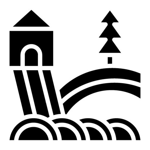 Vineyard Glyph Icon