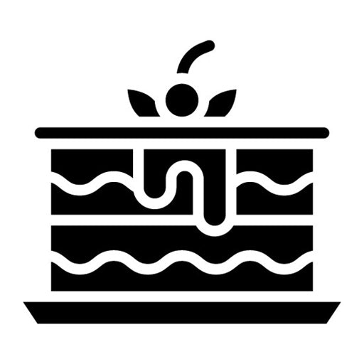 Tiramisu Glyph Icon | Italy
