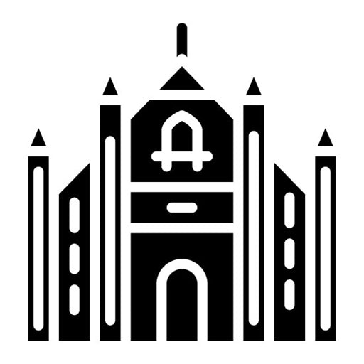 Milan Fashion Glyph Icon