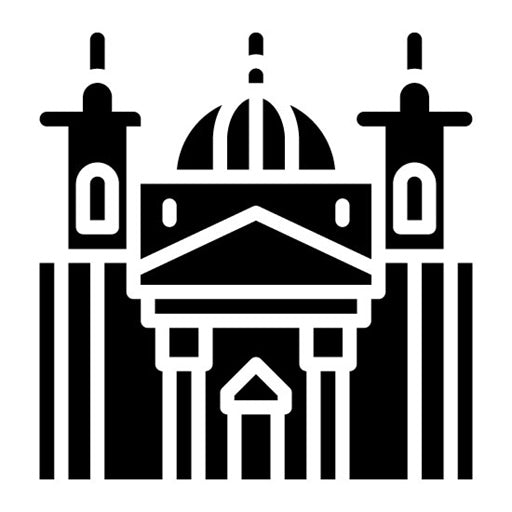 Piazza del Popolo Glyph Icon