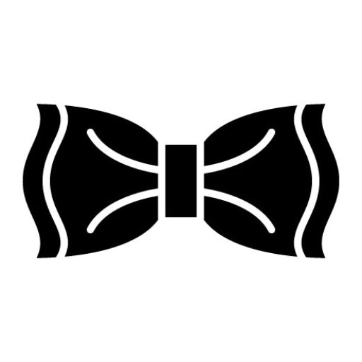 Bow Tie Glyph Icon | Fashion