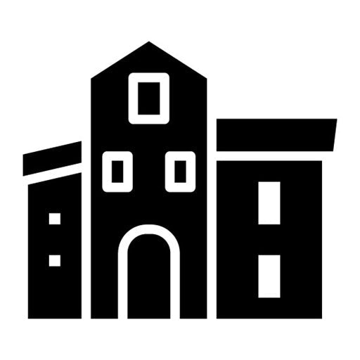 Italian Townhouse Glyph Icon
