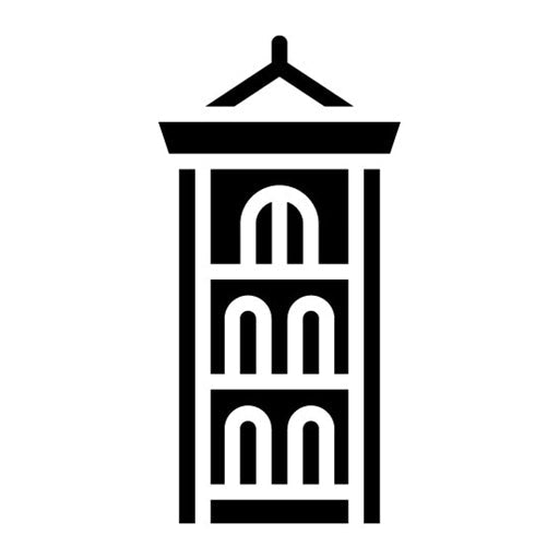 Giotto's Bell Tower Glyph Icon