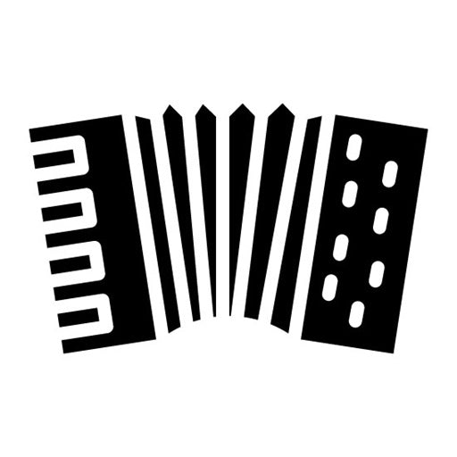Accordion Glyph Icon | Festa Junina