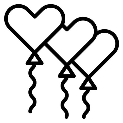 Heart Balloon Icon | Festa Junina