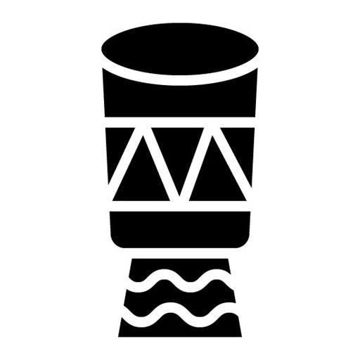 Traditional Drums Glyph Icon