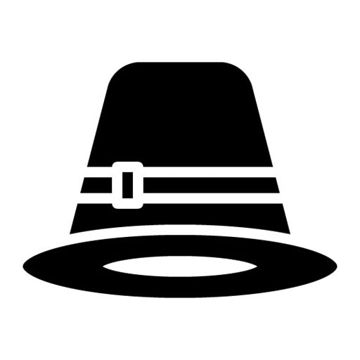 Carioca Hat Glyph Icon