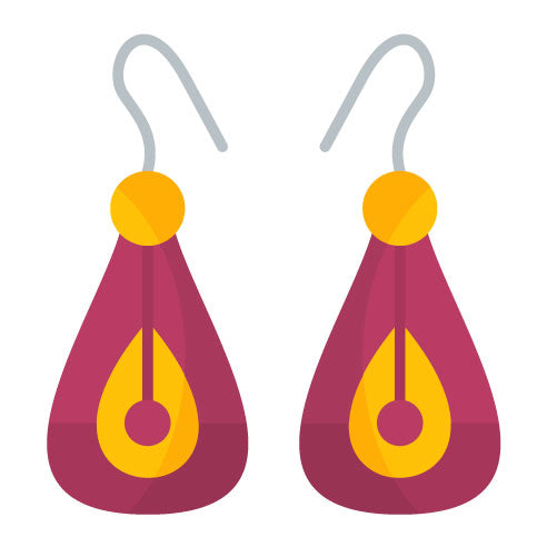 Earrings Flat Icon