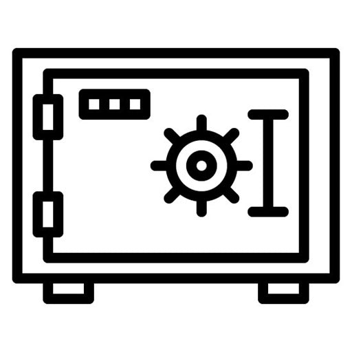 Money Filled Vault Icon