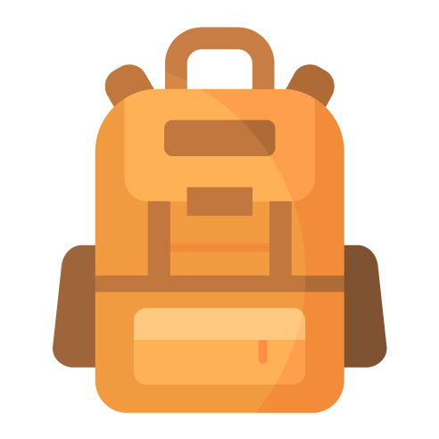 Backpack Flat Icon