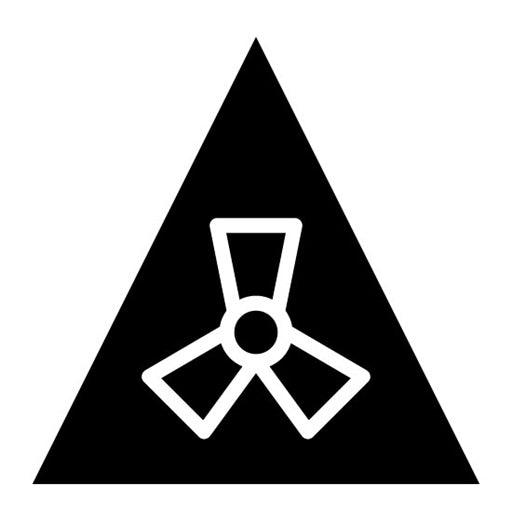 Contamination Hazard Glyph Icon
