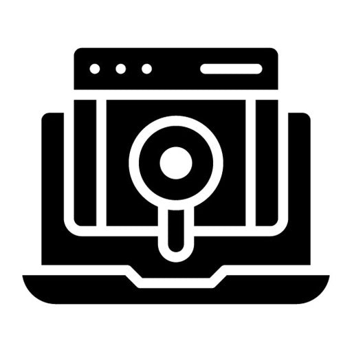Virus Detector Glyph Icon