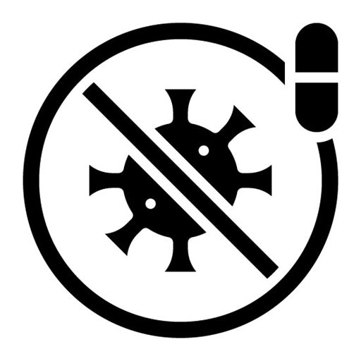 Antiviral Medication Glyph Icon