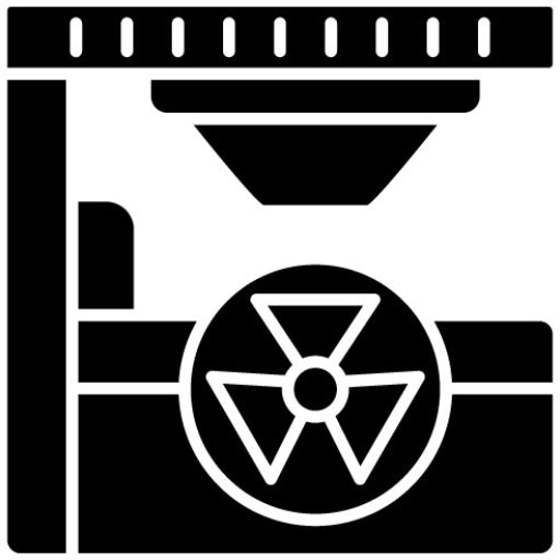 Radiation Therapy Glyph Icon