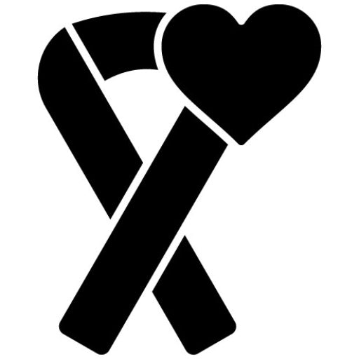 Cancer Survivor Glyph Icon