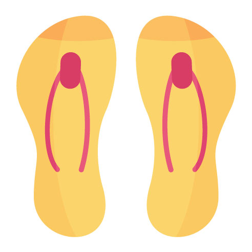 Flip Flop Flat Icon