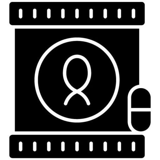 Cancer Treatment Glyph Icon