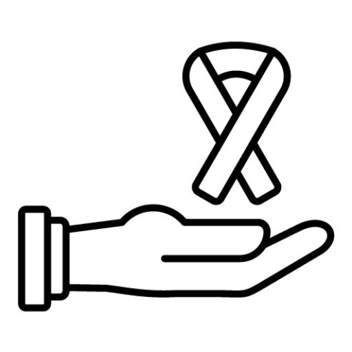 Cancer Awareness Ribbon Icon