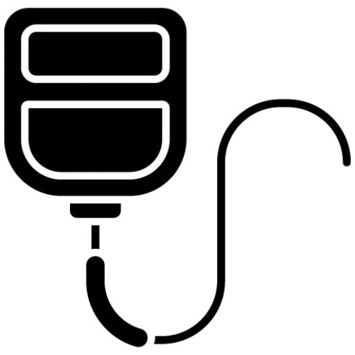 Chemotherapy Infusion Glyph Icon