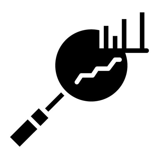 Analyze Glyph Icon