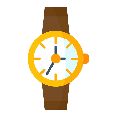 Wristwatch Flat Icon