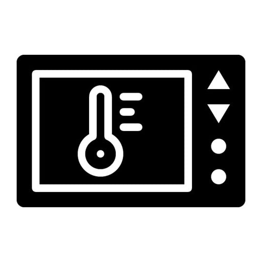 Thermostat Glyph Icon | Lab