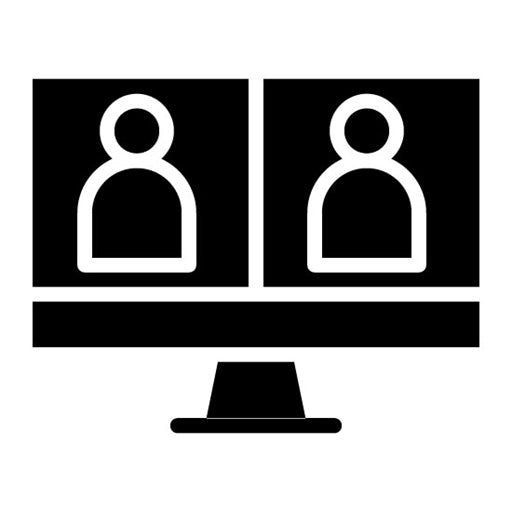 Virtal Friend Glyph Icon