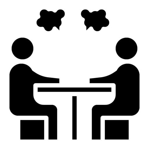 Inside Joke Glyph Icon