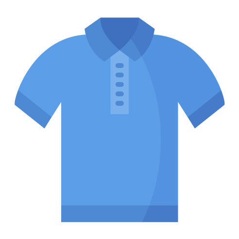 Polo Shirt Flat Icon