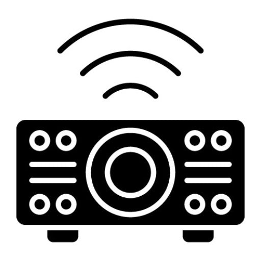 Video Projector Glyph Icon
