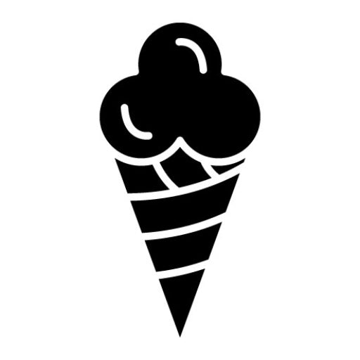 Icecream Cone Glyph Icon
