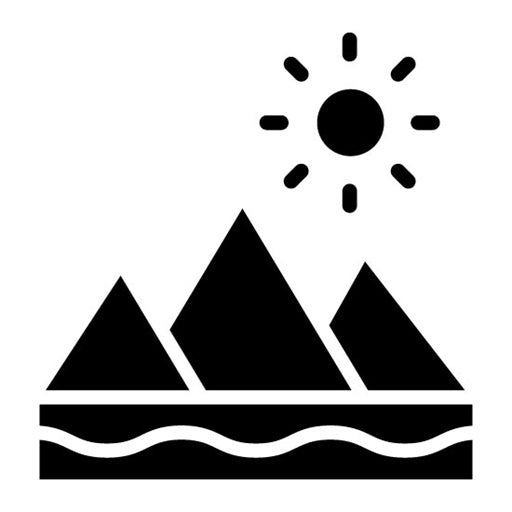 Egyptian Desert Glyph Icon
