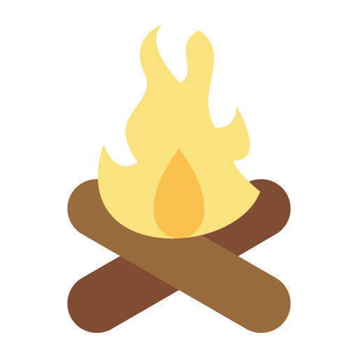 Campfire Flat Icon