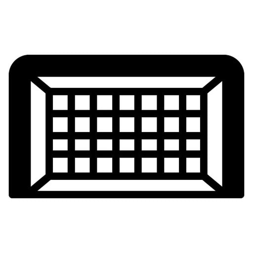 Goal Post Glyph Icon