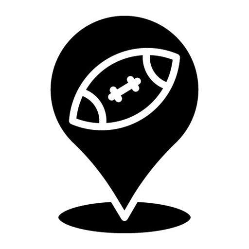 Rugby Location Glyph Icon