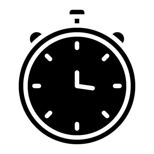 Timer Glyph Icon | Rugby