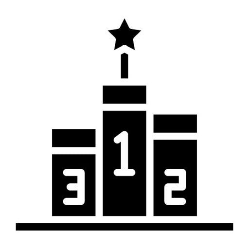 Winner Glyph Icon | Rugby