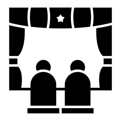 Cinema Glyph Icon | Entertainment