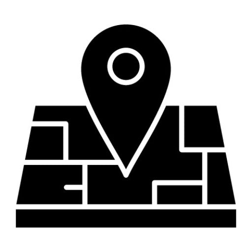 Location Pin Glyph Icon